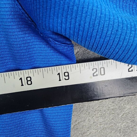 Womens Ping Blue Pullover Golf Shirt 1/4 Zip Long Sleeve Mock Neck Size M - Picture 6 of 10
